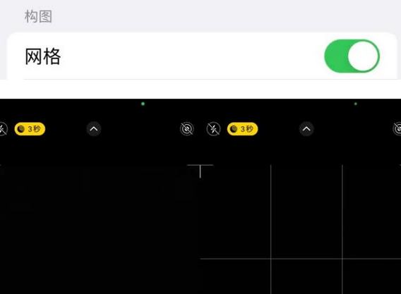 彭场镇苹果手机维修网点分享iPhone如何开启九宫格构图功能