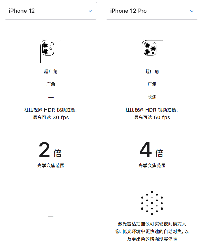 彭场镇苹果手机维修分享苹果 iPhone 12 与 iPhone 12 Pro 选哪款 